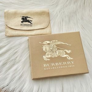 Burberry Gift Box & Small Dust Bag/Pouch